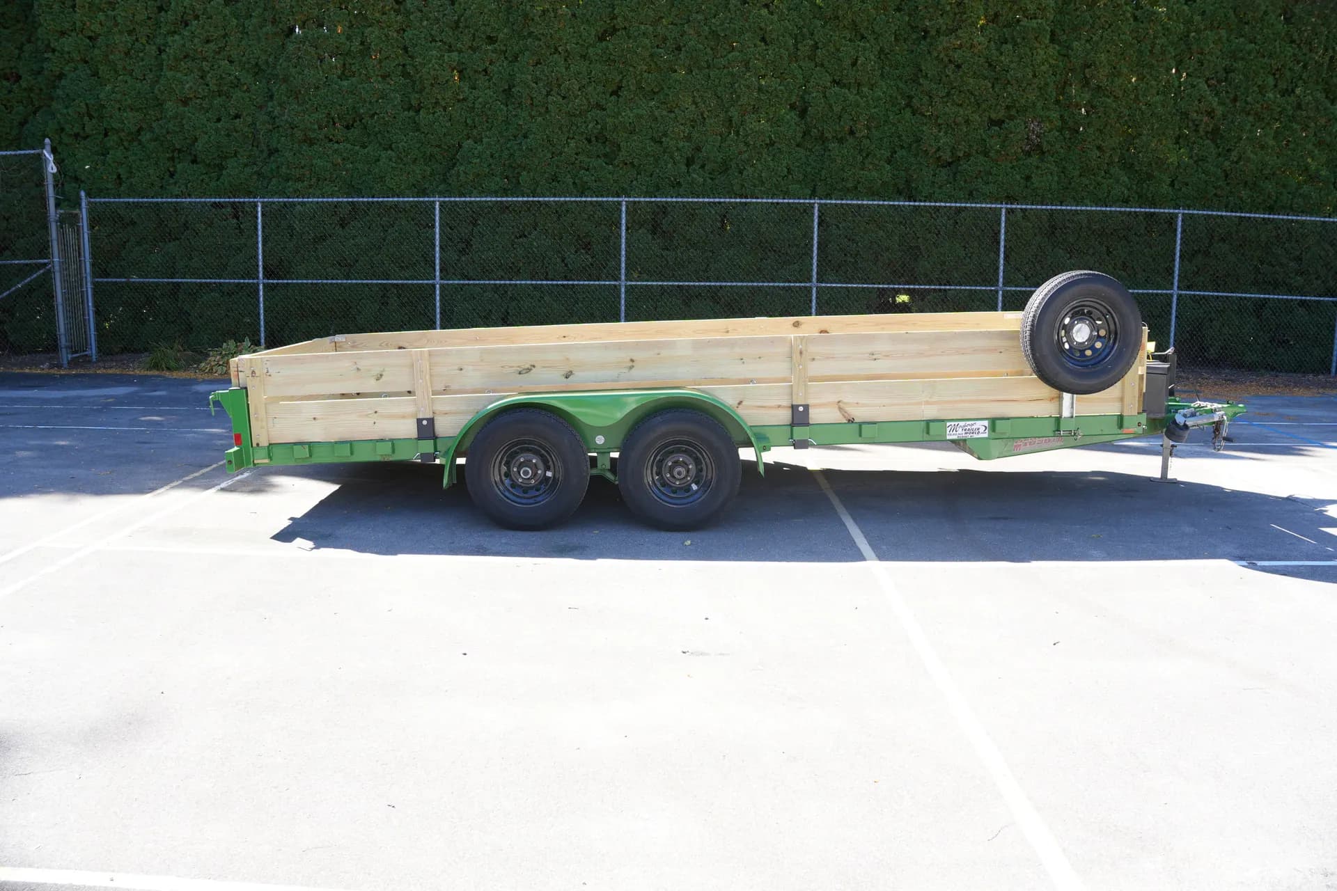 2020 Midsota U83X18 18' utility trailer, side view